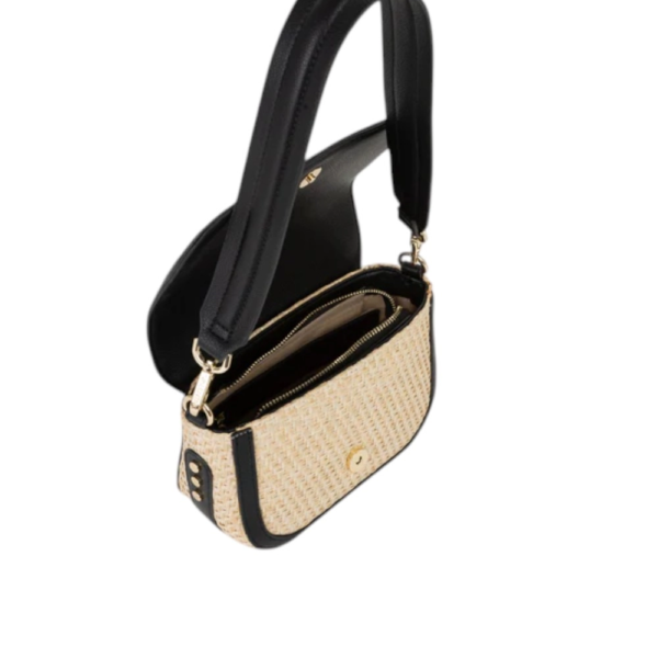 Valentino Bags - Γυναικεία Τσάντα Ώμου Demetra VBS9R909-G41 Μπεζ/Μαύρο VBS9R909-G41