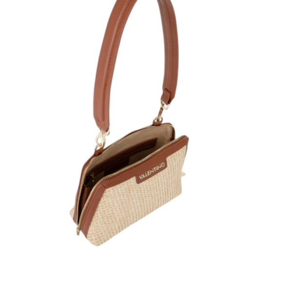 Valentino Bags - Γυναικεία Τσάντα Ώμου Demetra VBS9R942-F29 Μπεζ/Καφέ VBS9R942-F29