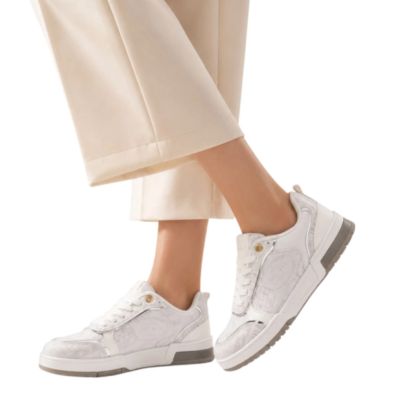 ALV by Alviero Martini Γυναικεία Sneakers Lace-Up ALVSD0240-WHITEP Λευκό ALVSD0240-WHITEP