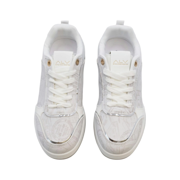 ALV by Alviero Martini Γυναικεία Sneakers Lace-Up ALVSD0240-WHITEP Λευκό ALVSD0240-WHITEP
