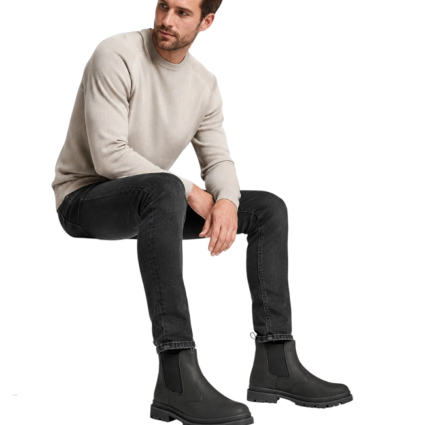 Avirex - Ανδρικό Μποτάκι STITCH005-001 Μαύρο STITCH005-001