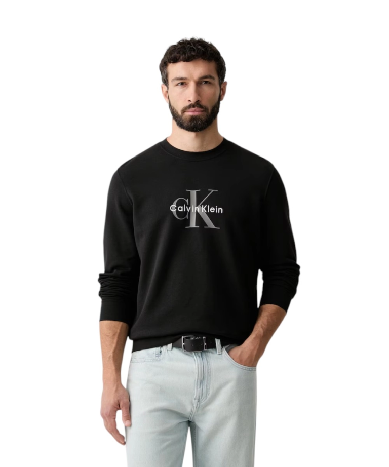 Calvin Klein - Ανδρική Μακρυμάνικη Φούτερ Non-Brushed LV04RG278G-UB1 Μαύρο