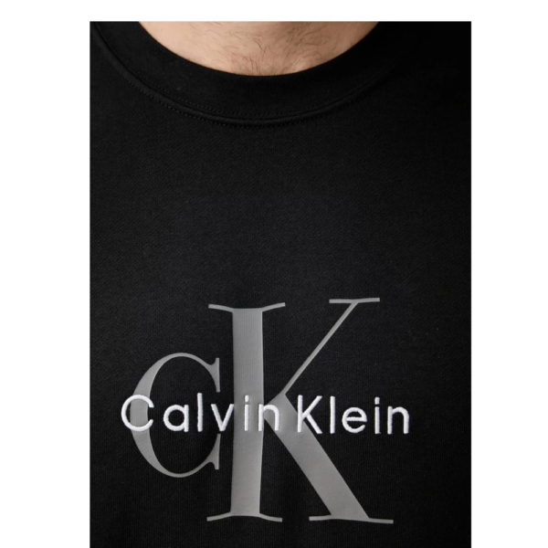 Calvin Klein - Ανδρική Μακρυμάνικη Φούτερ Non-Brushed LV04RG278G-UB1 Μαύρο LV04RG278G-UB1