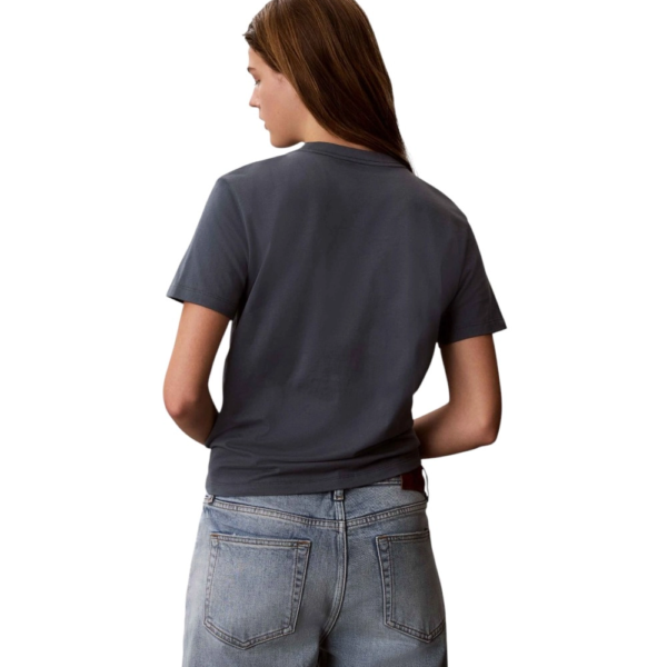 Calvin Klein - Γυναικείο T-Shirt Classic Left Chest Graphic LV047G836G-CEG Γκρι LV047G836G-CEG