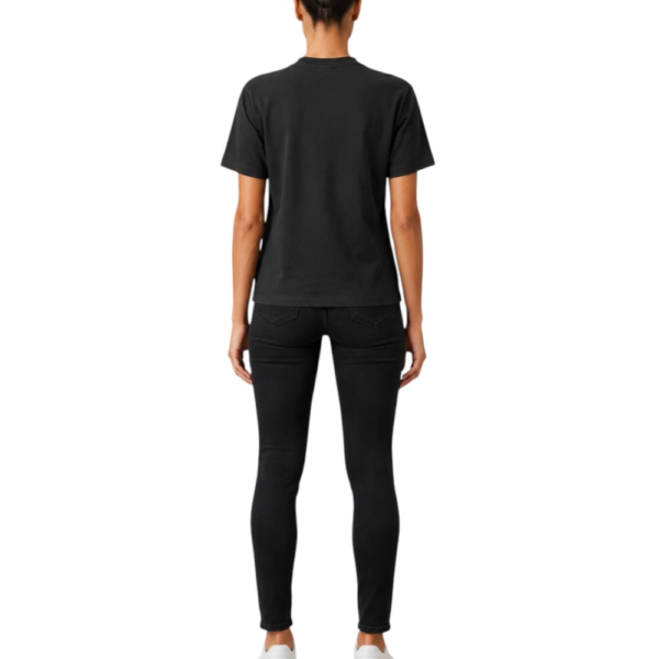 Calvin Klein - Γυναικείο T-Shirt Classic Left Chest Graphic LV047G836G-UB1 Μαύρο LV047G836G-UB1