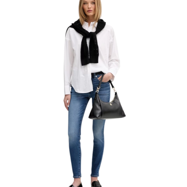 Calvin Klein - Γυναικείο Παντελόνι Jeans Mid Rise Skinny Indigo Station LV047G922G-3N9 Μπλε LV047G922G-3N9