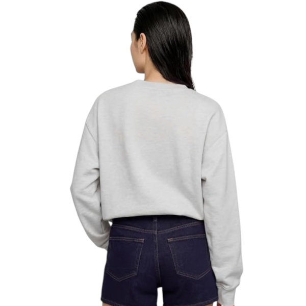 Calvin Klein - Γυναικείο Φούτερ Ls Rlxd Monogram French Terry Cr LV047F223G-P74 Γκρι LV047F223G-P74