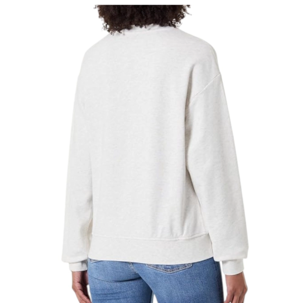 Calvin Klein - Γυναικείο Φούτερ Ls Rlxd Monogram French Terry Cr LV047F223G-P74 Γκρι LV047F223G-P74