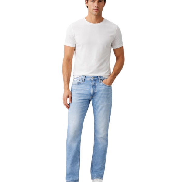 Calvin Klein – Ανδρικό Jeans Standard Strt Zcp Barrier LV04RG706G-ZCP Μπλε LV04RG706G-ZCP