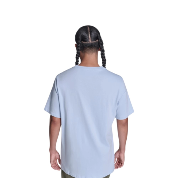 Converse - Ανδρικό T‑shirt All Star Tee CVM5T163-415 Γαλάζιο CVM5T163-415