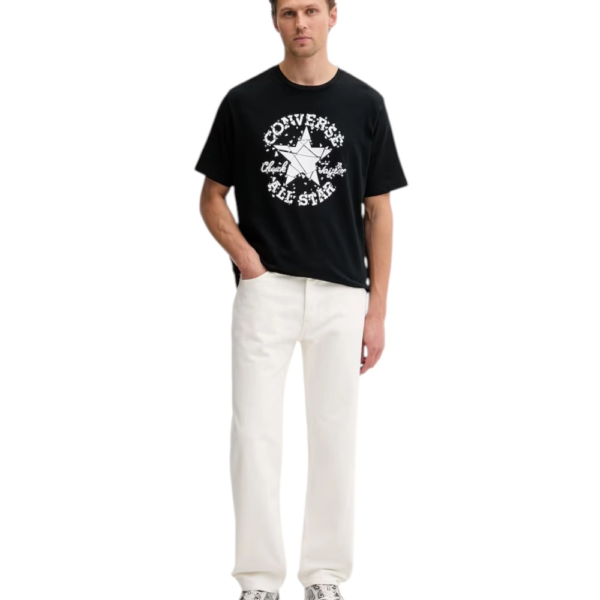 Converse - Ανδρικό T‑shirt Broken Glass CVM6T087-001 Μαύρο CVM6T087-001