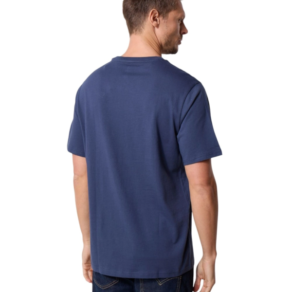 Converse - Ανδρικό T‑shirt Chuck Print Tee Standar Fit CVM5T565-410 Μπλε Ναυτικό CVM5T565-410