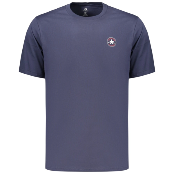 Converse - Ανδρικό T‑shirt Chuck Print Tee Standar Fit CVM5T565-410 Μπλε Ναυτικό CVM5T565-410