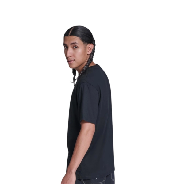 Converse - Ανδρικό T‑shirt Logo Star Chev SS Tee CVM6T098-001 Μαύρο CVM6T098-001