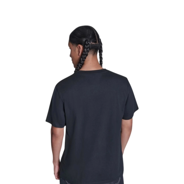 Converse - Ανδρικό T‑shirt Logo Star Chev SS Tee CVM6T098-001 Μαύρο CVM6T098-001