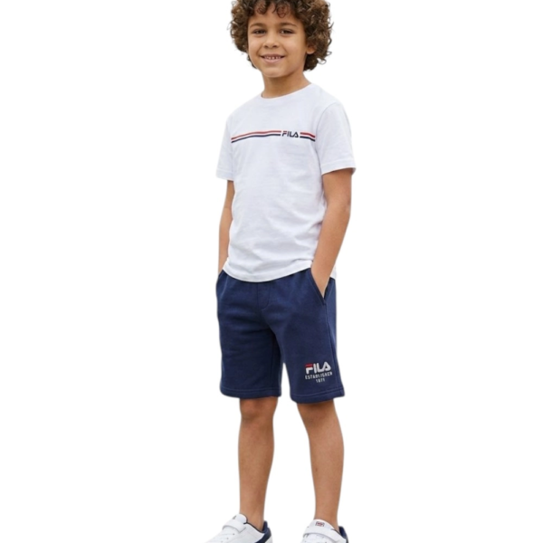 Fila - Παιδικό Σορτς Για Αγόρι Benna FAK0497-50004 Μπλε