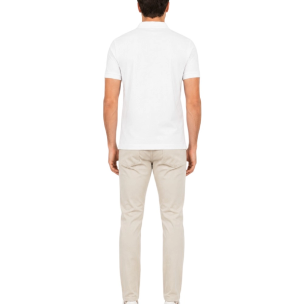 Lotto - Ανδρικό Κοντομάνικο Αθλητικό T-Shirt Polo Athletic Casual LO61520M-0001 Λευκό LO61520M-0001