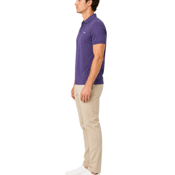 Lotto - Ανδρικό Κοντομάνικο Αθλητικό T-Shirt Polo Athletic Casual LO61520M-4010 Μπλε Σκούρο LO61520M-4010