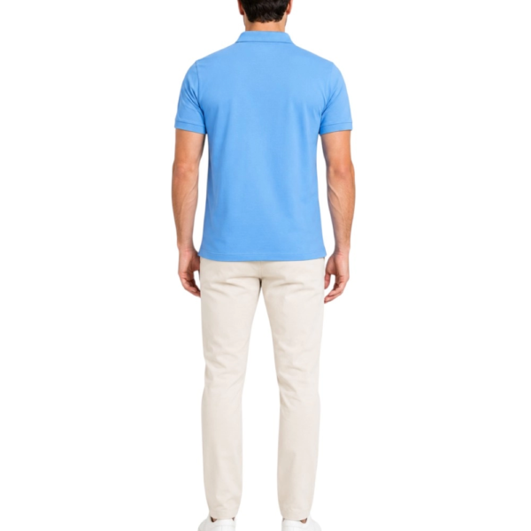 Lotto - Ανδρικό Κοντομάνικο Αθλητικό T-Shirt Polo Athletic Casual LO61520M-4139 Γαλάζιο LO61520M-4139