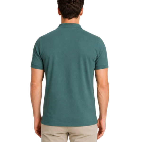 Lotto - Ανδρικό Κοντομάνικο Αθλητικό T-Shirt Polo Athletic Casual LO61520M-5320 Πράσινο Σκούρο LO61520M-5320