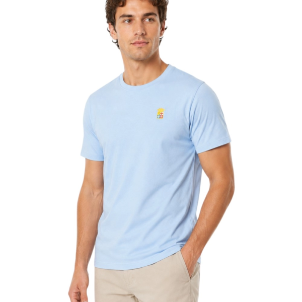 Marina Militaire - Ανδρικό Κοντομάνικο Μπλουζάκι T-Shirt MYT189C-0005 Σιέλ MYT189C-0005