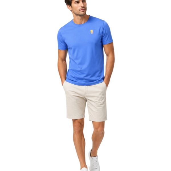 Marina Militaire - Ανδρικό Κοντομάνικο Μπλουζάκι T-Shirt MYT189C-0013 Μπλε Του Ουρανού MYT189C-0013