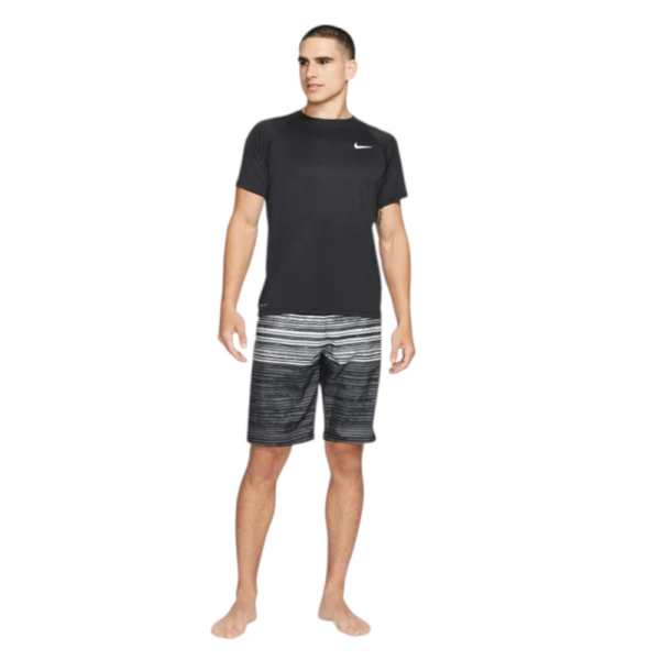 Nike - Ανδρικό T-shirt Hydroguard Essential Standard Fit NESSA586-001 Μαύρο NESSA586-001