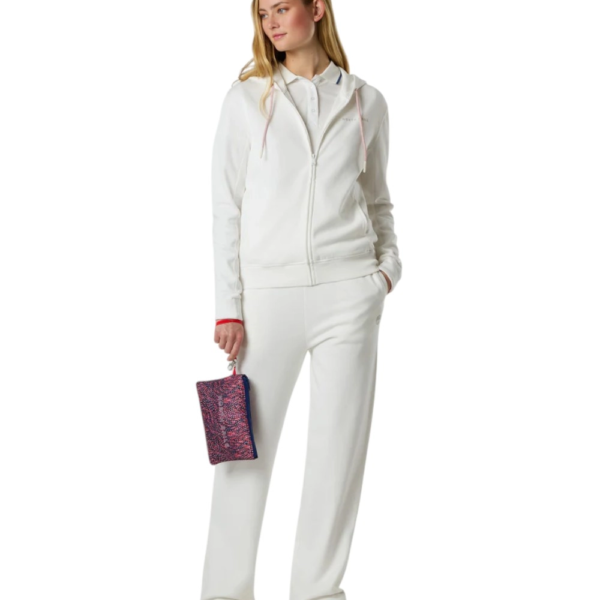 North Sails- French Terry zipper 091241-000-0105 Λευκό 091241-000-0105
