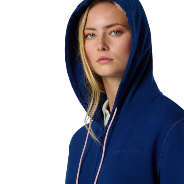 North Sails- French Terry zipper 091241-000-0805 Μπλε Ναυτικό 091241-000-0805