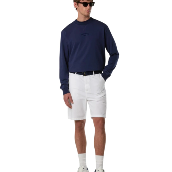 North Sails - Ανδρική Βερμούδα Freedom chino 673409-000-0101 Λευκό 673409-000-0101