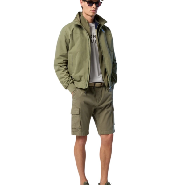 North Sails - Ανδρική Βερμούδα Short America 673417-000-0421 Πράσινο Σκούρο 673417-000-0421