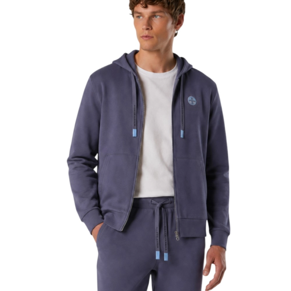 North Sails - Ανδρικό Παντελόνι Φόρμας 673062-000-0802 Μπλε Ναυτικό 673062-000-0802