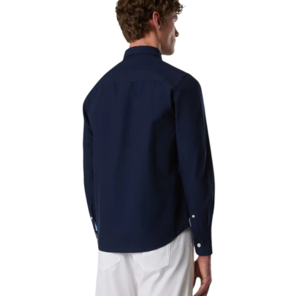 North Sails - Ανδρικό Πουκάμισο 664432-000-0802 Μπλε Ναυτικό 664432-000-0802