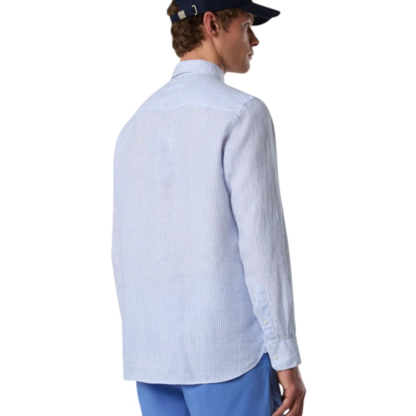 North Sails - Ανδρικό Πουκάμισο 664455-000-C001 Μπλε Ανοιχτό 664455-000-C001