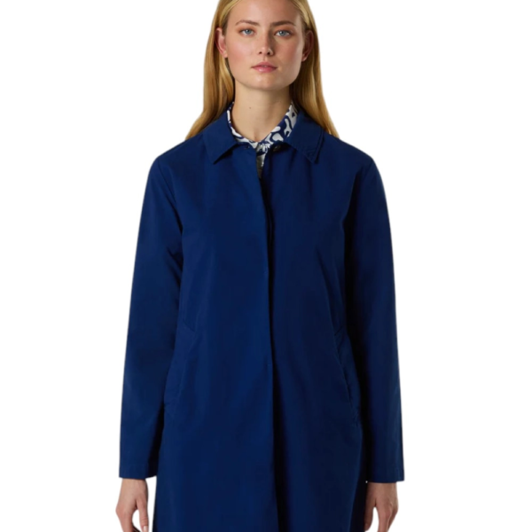 North Sails- Γυναικεία Καμπαρντίνα Peachskin Trench Jacket 000061-000-0805 Μπλε Ναυτικό 000061-000-0805