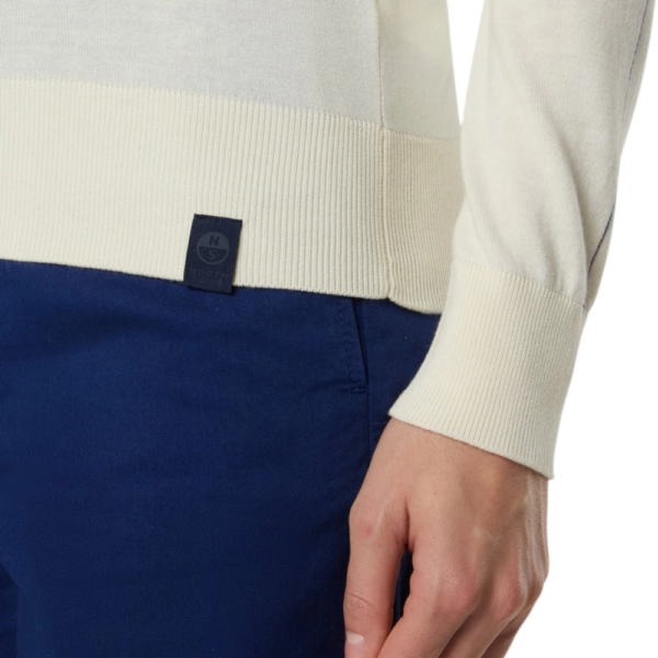 North Sails- Γυναικεία Μπλούζα Πουλόβερ Viscose 095535-000-0105 Λευκό 095535-000-0105