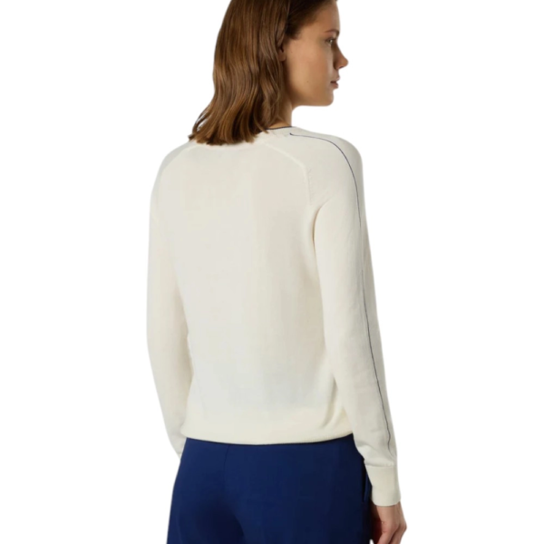 North Sails- Γυναικεία Μπλούζα Πουλόβερ Viscose 095535-000-0105 Λευκό 095535-000-0105