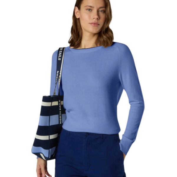 North Sails- Γυναικεία Μπλούζα Πουλόβερ Viscose 095535-000-0855 Μπλε 095535-000-0855