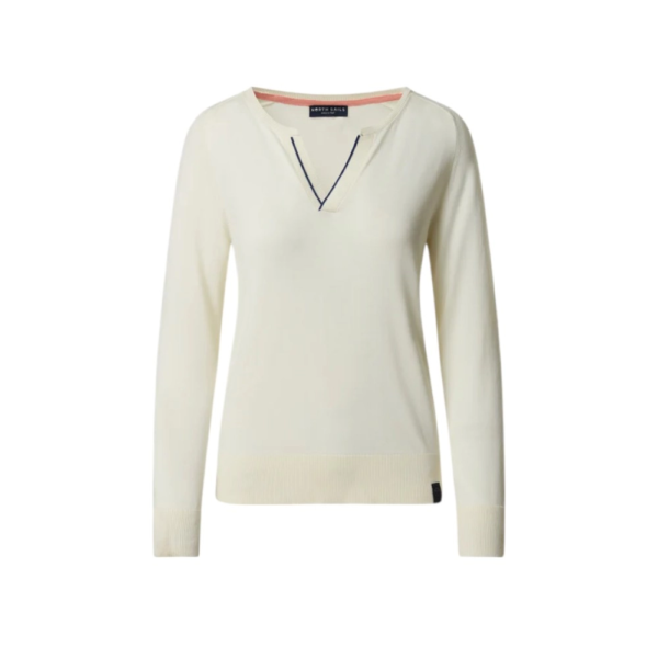 North Sails- Γυναικεία Μπλούζα Πουλόβερ Viscose Cotton 095536-000-0105 Λευκό