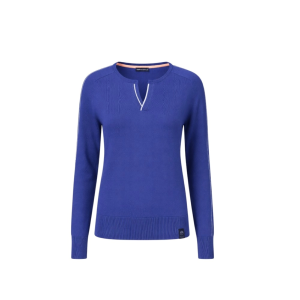 North Sails- Γυναικεία Μπλούζα Πουλόβερ Viscose Cotton 095536-000-0805 Μπλε Ναυτικό