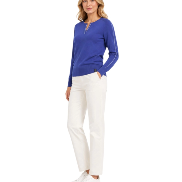 North Sails- Γυναικεία Μπλούζα Πουλόβερ Viscose Cotton 095536-000-0805 Μπλε Ναυτικό 095536-000-0805