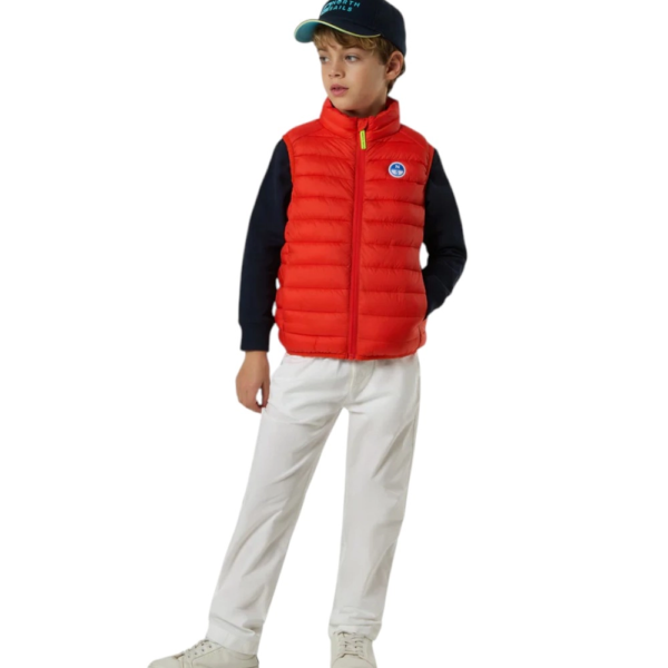 North Sails - Παιδικό Αμάνικο Μπουφάν / Γιλέκο Explorer Vest 701522-000-0719 Πορτοκαλί 701522-000-0719