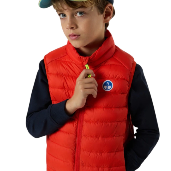 North Sails - Παιδικό Αμάνικο Μπουφάν / Γιλέκο Explorer Vest 701522-000-0719 Πορτοκαλί 701522-000-0719