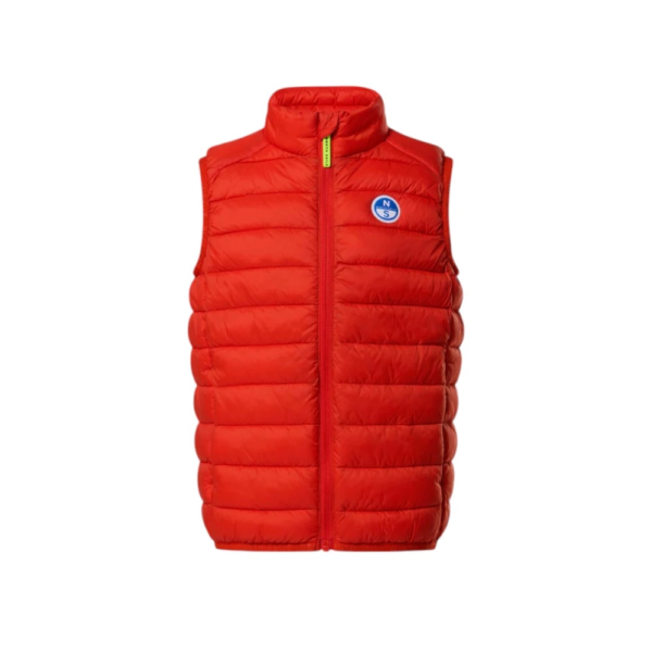 North Sails - Παιδικό Αμάνικο Μπουφάν / Γιλέκο Explorer Vest 701522-000-0719 Πορτοκαλί