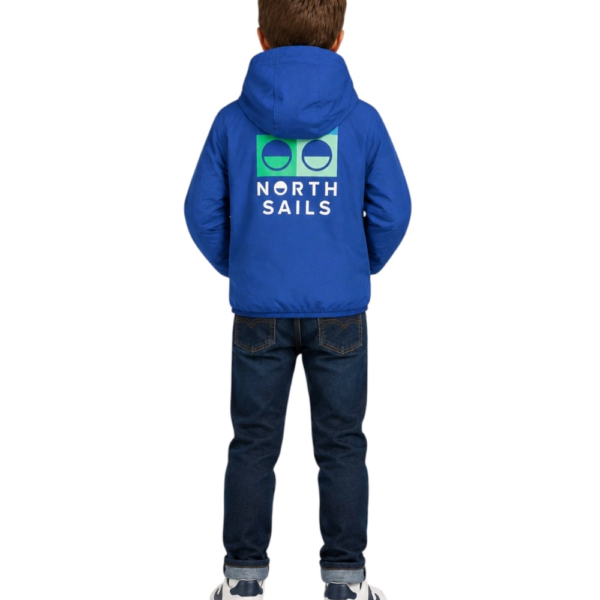 North Sails - Παιδικό Αντιανεμικό Μπουφάν Διπλής Όψεως 701523-000-0719 Πορτοκαλί/Μπλε 701523-000-0719