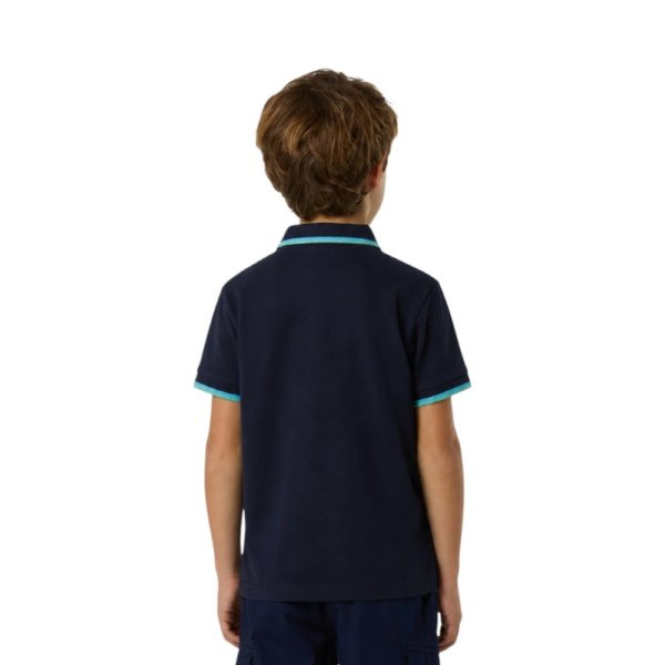 North Sails - Παιδικό Κοντομάνικο Μπλουζάκι Polo Logo Patch 794490-000-0802 Μπλε Ναυτικό 794490-000-0802