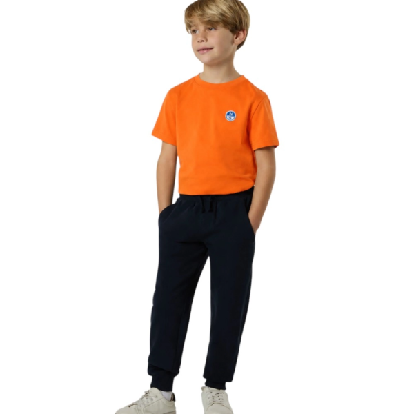 North Sails - Παιδικό Κοντομάνικο Μπλουζάκι T-Shirt Logo Patch 795226-000-0719 Πορτοκαλί 795226-000-0719