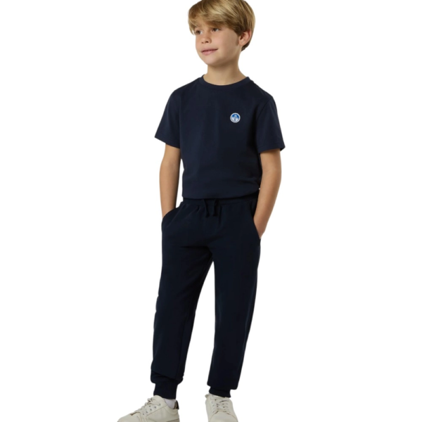 North Sails - Παιδικό Κοντομάνικο Μπλουζάκι T-Shirt Logo Patch 795226-000-0802 Μπλε Ναυτικό 795226-000-0802
