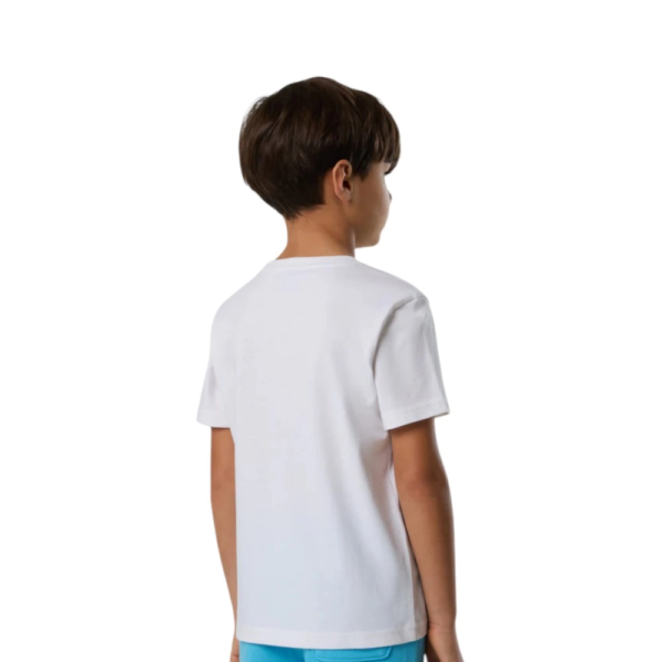 North Sails - Παιδικό Κοντομάνικο Μπλουζάκι T-Shirt Maxi Logo 795225-000-0101 Λευκό 795225-000-0101