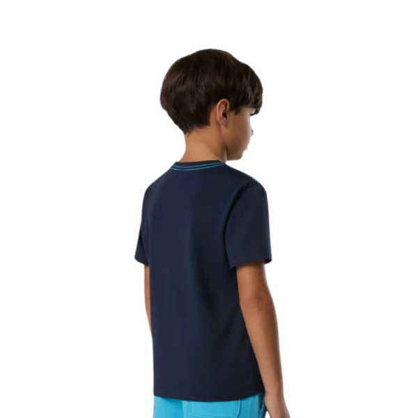 North Sails - Παιδικό Κοντομάνικο Μπλουζάκι T-Shirt Print 795227-000-0802 Μπλε Ναυτικό 795227-000-0802